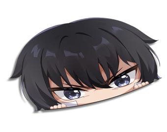 Sung Jinwoo Peeker | Anime | Sticker | Decal | Chibi | Solo Leveling