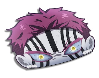 Upper Moon 3 Peeker | Demon | Sticker | Anime | Manga | Kawaii | Cute