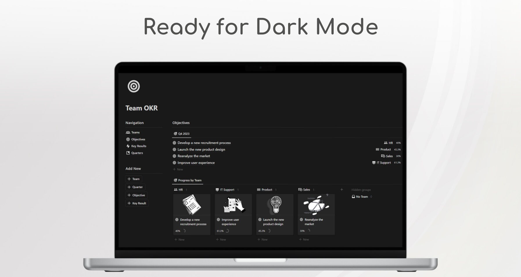 Notion Template Team OKR Notion OKR OKR Tracker Notion Business
