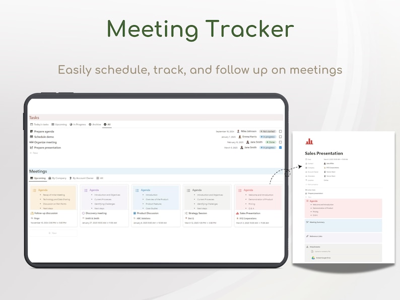 Sales CRM | Client Tracker | CRM Template | Lead Tracker | Sales ...