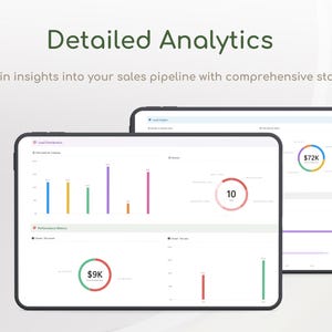Sales CRM | Client Tracker | CRM Template | Lead Tracker | Sales ...