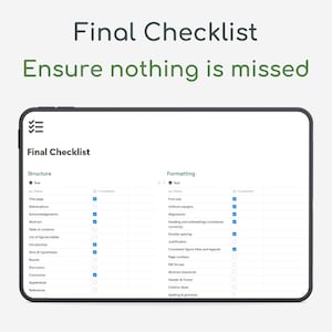 Dissertation planner, thesis planner, Final Year Undergraduate Masters PhD Planner, Notion Template PhD, University Research project guide
