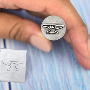 Custom Metal Stamp Metal Punch Stamp Sterling Stamp Custom Logo Touchmark Steel Tools Custom Logo Stamp Metal Stamping Coin Stamp Die