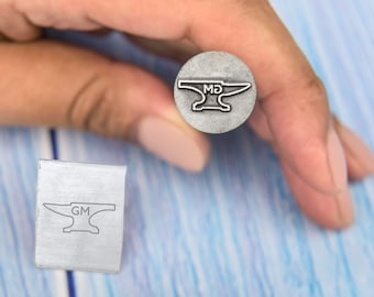 Custom Metal Stamp Metal Punch Stamp Sterling Stamp Custom Logo Touchmark Steel Tools Custom Logo Stamp Metal Stamping Coin Stamp Die