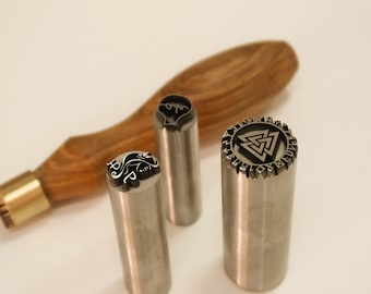 Custom Pottery Stamp Personalized Embosser Clay Stamp Custom Polymer Clay Embosser Signature Stamp Custom Metal Stamp Custom Logo Stamp