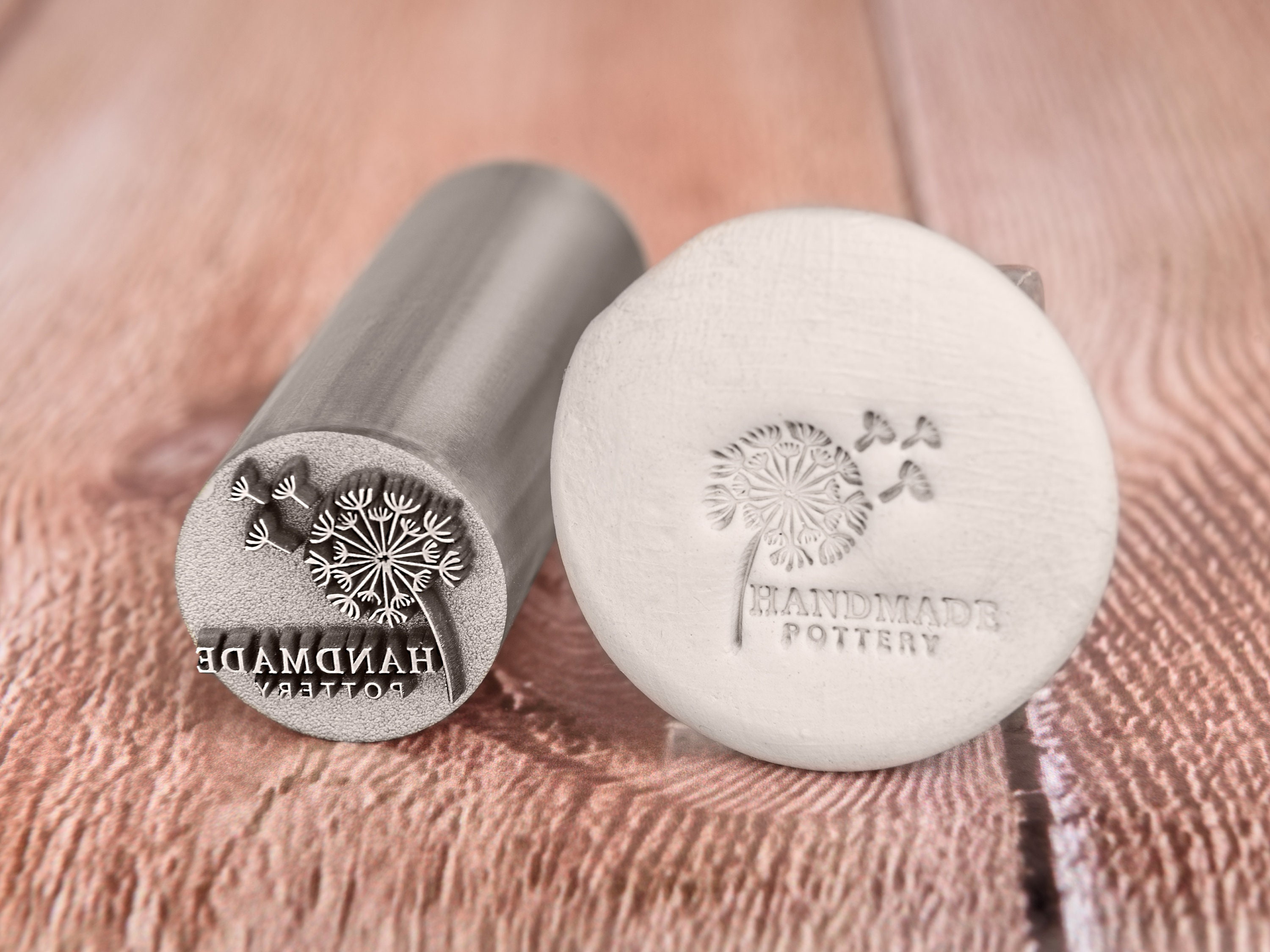 Custom Stamp for Pottery Personalized Stamp for Ceramic Business Stamp Signature Clay Stamp Custom Logo Stamp Pottery Makers Mark
