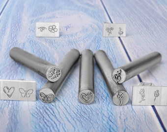 Custom Metal Stamp Metal Punch Stamp Personalized Stamp Metal Stamping Touch Mark Blacksmith Sterling Stamp Logo Stamp Blacksmithing Punches