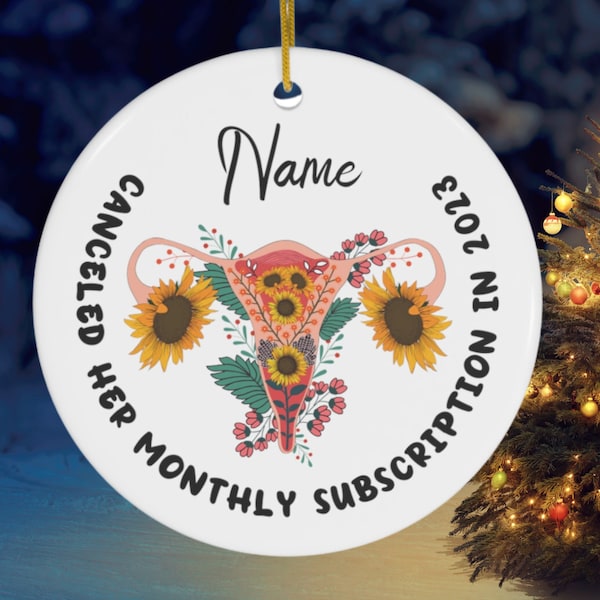 Personalized Hysterectomy Gift • Hysterectomy Ornament • Hysterectomy recovery • Hysterektomie Tasse • Custom Ornament • Christmas • Gift