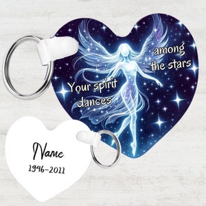 Memorial Keychain Memorial Gift Loss of Loved One, Remembrance Gift Personalized Gift Sympathy Gift Loss of Mother Loss of Grandmother Gift