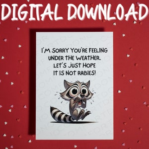 Lustig gut gut Geschenk für sie oder ihn druckbare Karte digitaler Download Geschenk für Freund Ermutigung humorvolle Karte Es tut mir leid, dass du dich fühlst