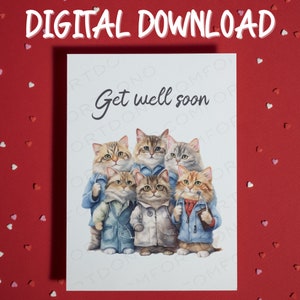 Gute Besserung Grußkarte • Ermutigungsgeschenk • Druckbare Karte • Digitaler Download • Geschenk für Freund • Dickdarmarzt Geschenk • Geschenk • Heilung