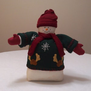 Snowman in Sweater - 1990&#39;s