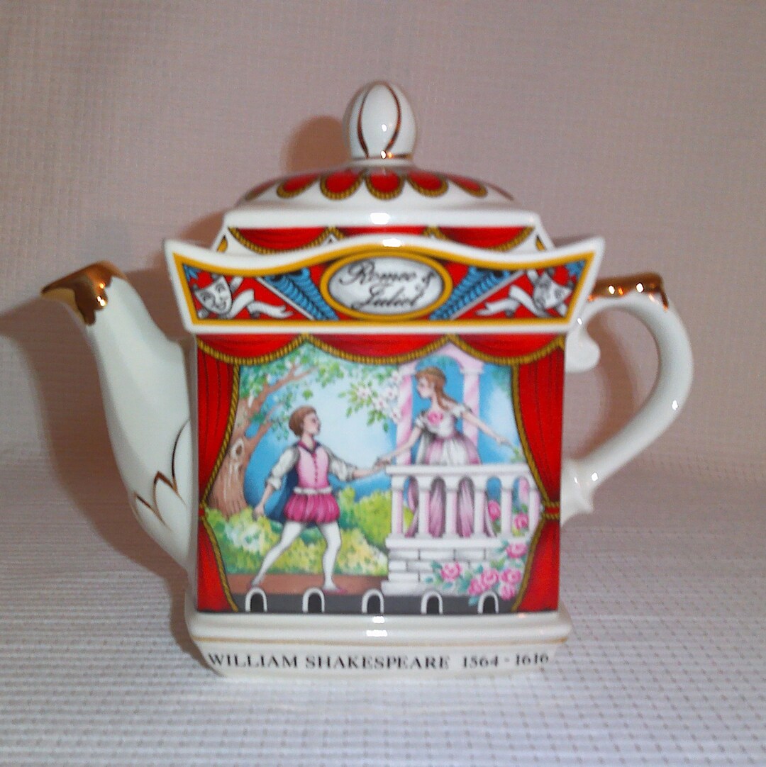 Romeo and Juliet Teapot Sadler Classic Collection Etsy