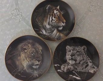 Nature's Majestic Cats Plate Collection - 1993