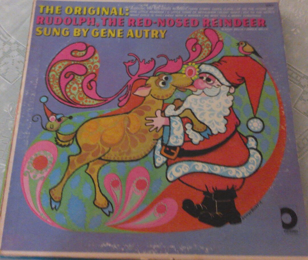 The Original Rudolph the Red Nosed Reindeer Sung by Gene Autry 1965 - Etsy