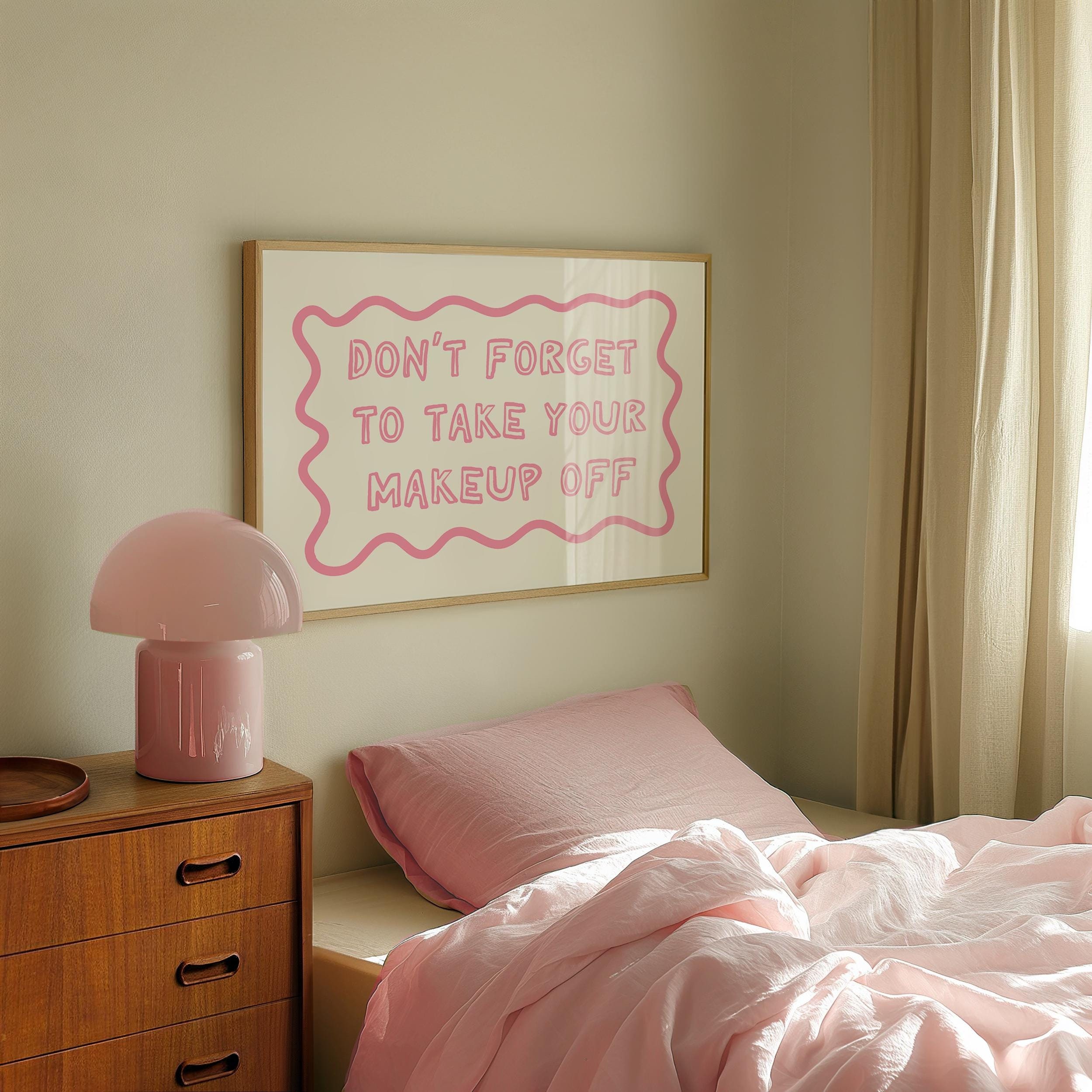 Cute Above Bed Print Retro Coquette Napping Wall Art Poster for Bedroom Vintage Girly Bed Poster for Room Apartment Decor Digital Download