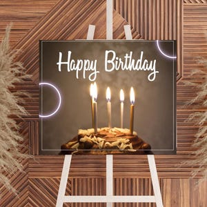 Tarjeta de cumpleaños personalizada / Tarjeta de feliz cumpleaños personalizada / Tarjeta de felicitación hecha a mano para él, ella, amigo / Mensaje de cumpleaños divertido o dulce