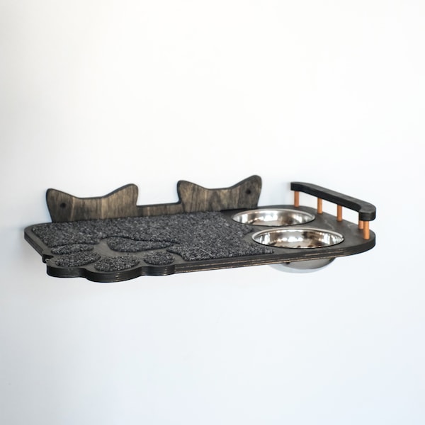 Feeder Shelf for Cats Etsy