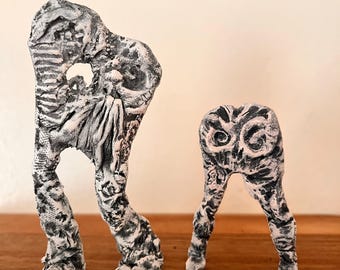 Handgemaakte Fresno Nightcrawler-minifiguur: verzamelobject Cryptid Folklore