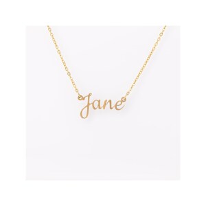 Create Your Own Name in Gold, Silver or Rose Gold - Personalized Necklace Gift - Unique Gift - Custom Jewelry - Personalized Gift