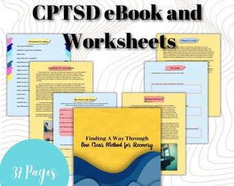 CPTSD eBook and Workbook for Childhood Trauma, Trauma Recovery, Complex PTSD