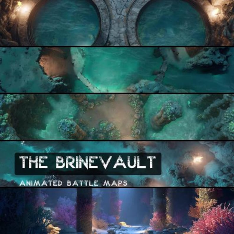 D&D the Brinevault Animated Battlemaps Pack, Dungeons and Dragons ...