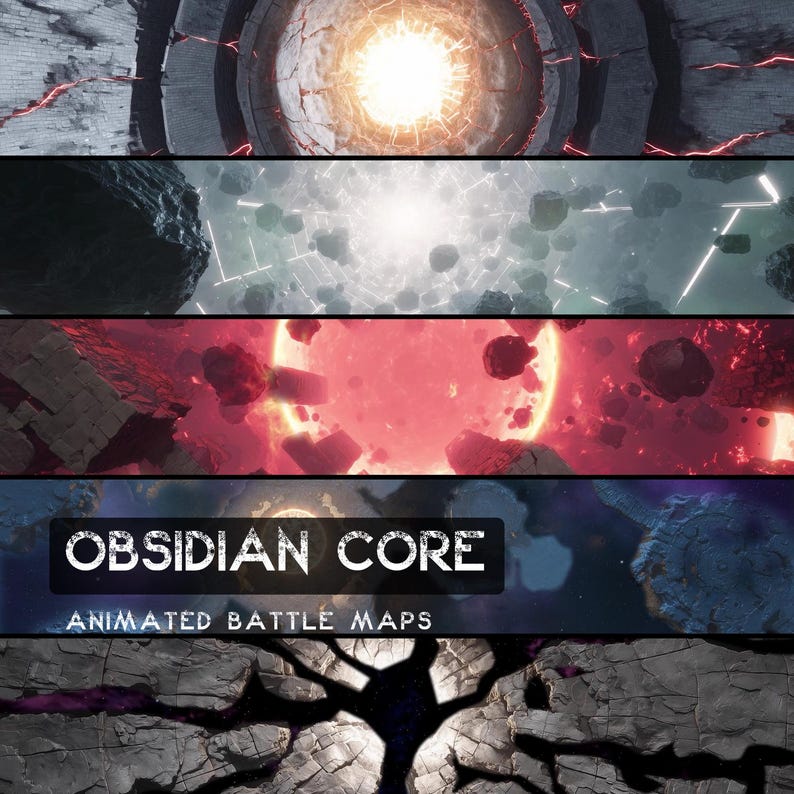 D&D Obsidian Core Animated Battlemaps Pack, Dungeons and Dragons ...