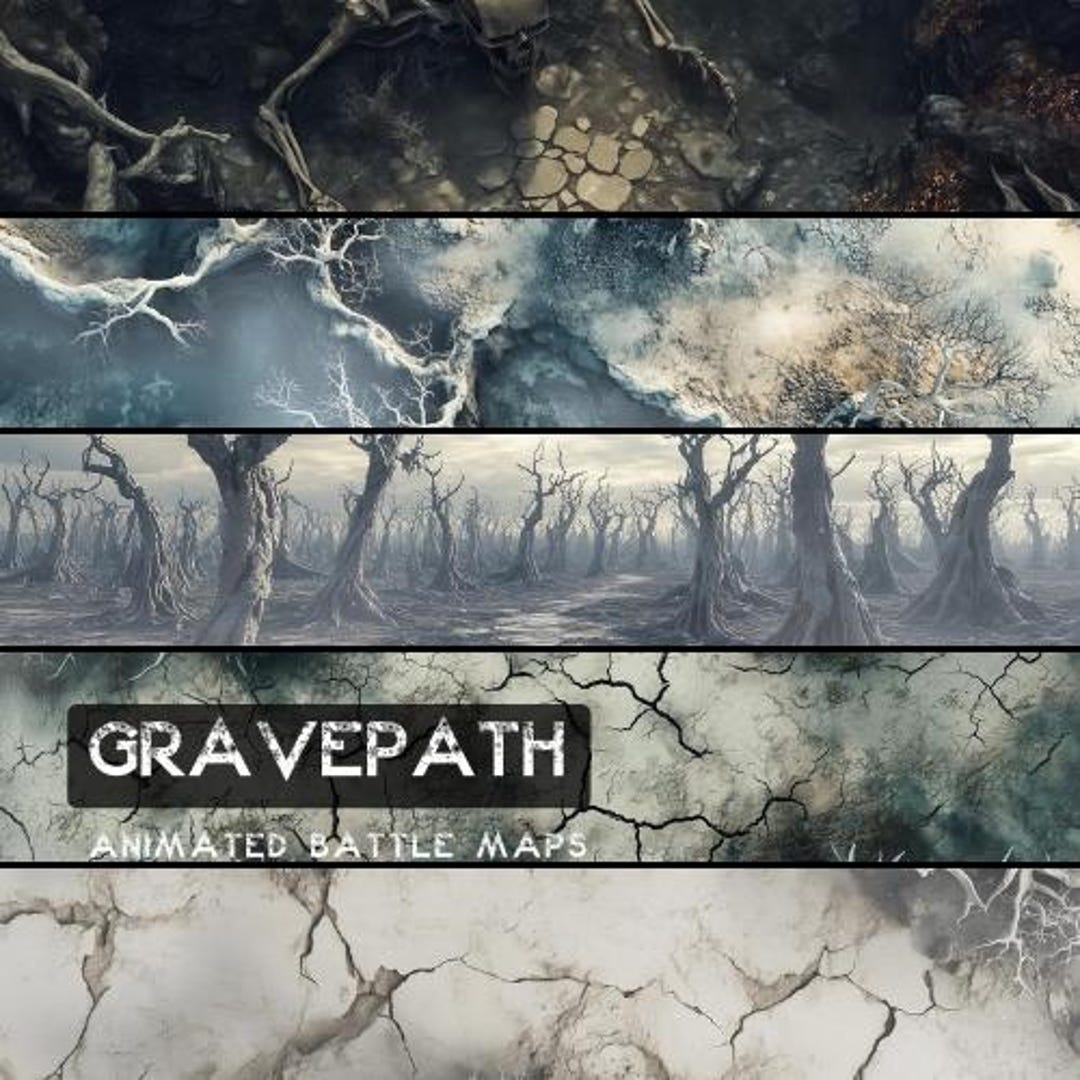 D&D Gravepath Animated Battlemaps Pack, Dungeons and Dragons Digital ...
