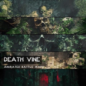 D&D Death Vine Animierte Maps, Dungeons and Dragons Digitale Maps, Roll20 Map, Gießerei DnD Maps