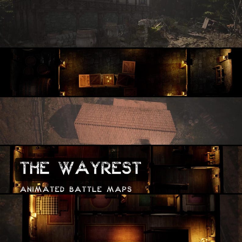 D&D the Wayrest Animated Battlemaps Pack, Dungeons and Dragons Digital ...