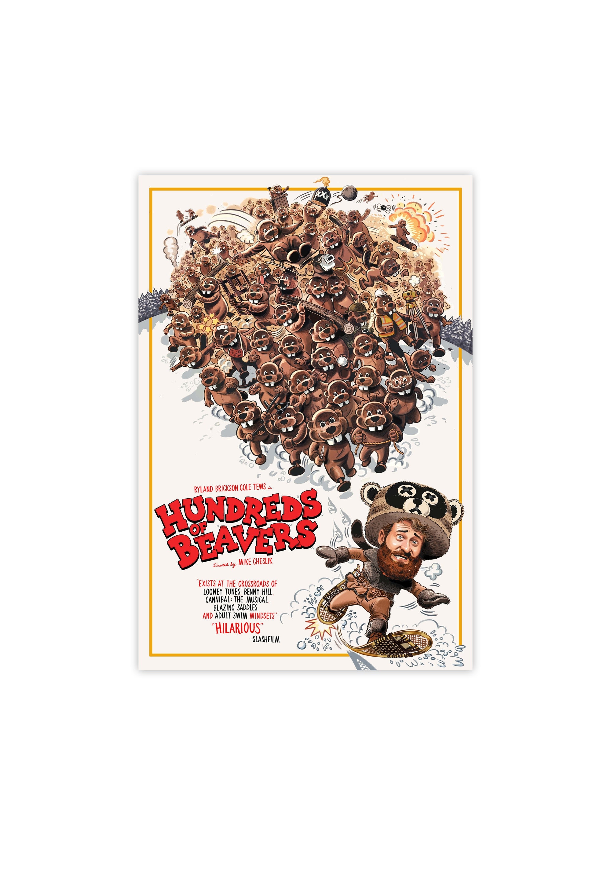 Hundreds of Beavers Full Size Poster 27x40 - Etsy