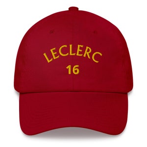 Charles Leclerc, Formula 1, Ferrari, Embroidered Hat