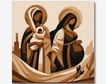 Perpetua and Felicity Wall Art: Patron Saints of Mothers and Motherhood.