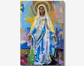 Unsere Liebe Frau von der guten Gesundheit Porträt: Expressionist Maria von Indien Kunst