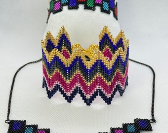 Beaded Miyuki Bracelet Set: Stylish Friendship Jewelry Gift