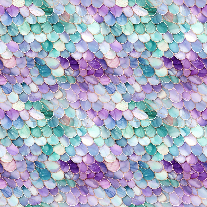 18 Seamless Scales Patterns | Scales | Digital Download | 18 Pattern ...