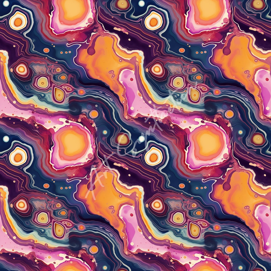 18 Seamless Agate Patterns | Cosmic Rift | Digital Download | 18 ...