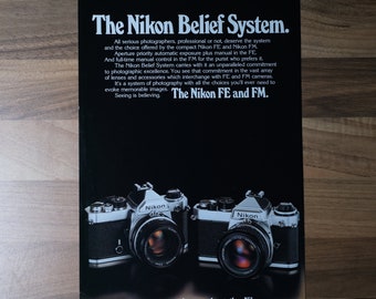 1980's Nikon Vintage Advert