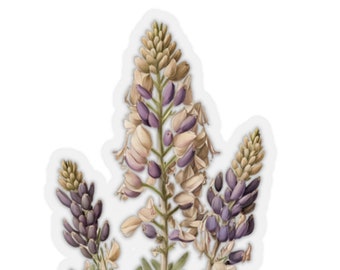 Stickers fleurs sauvages lupins arroyo de Californie, Stickers fleurs sauvages côtières