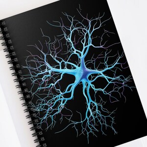 Neuron Spiral Notebook, Notebook for Neuroscience Lovers