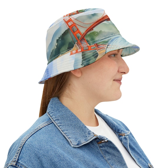 bucket hat with cigarette holder Tourism Popular Bucket Hat Boonie Hat Cigarette Holder Bucket Hat Golf  Waxed Cotton Bucket