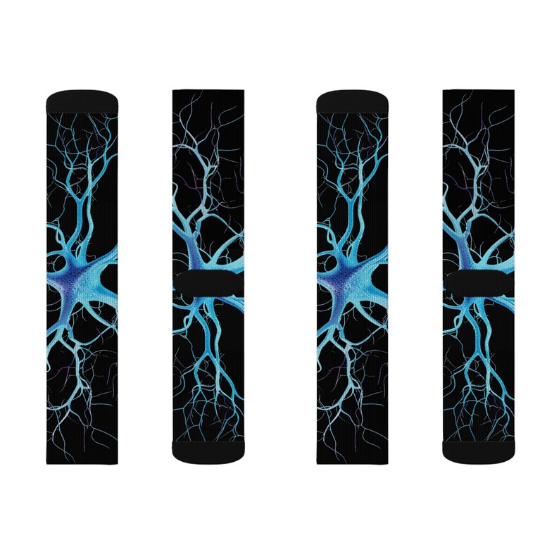 Neuron Socks, Neuroscience Socks, Neurology Socks, Brain Socks for Science Lovers image 2