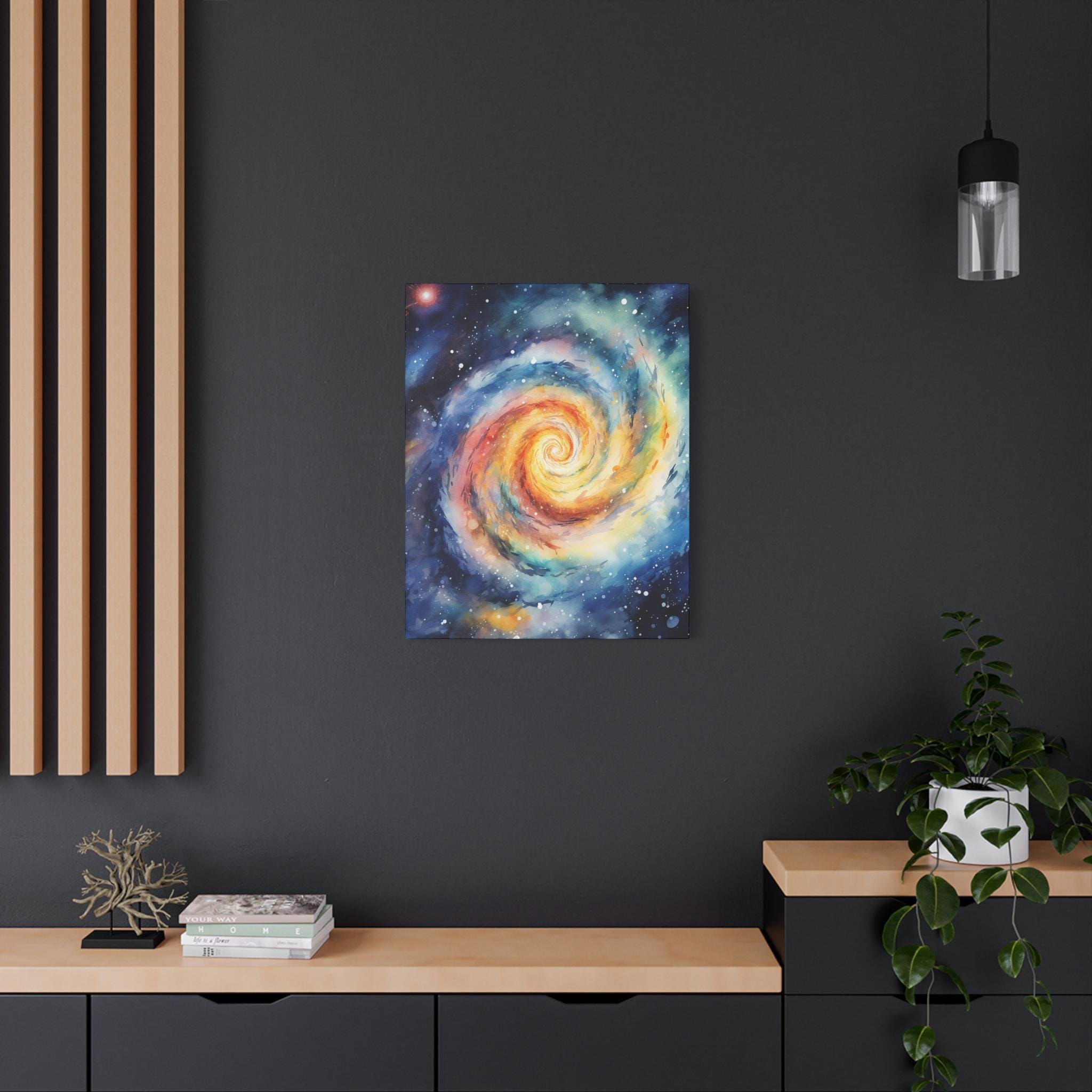 Spiral Galaxy Canvas, Spiral Galaxy Wall Art, Space Wall Art Canvas ...