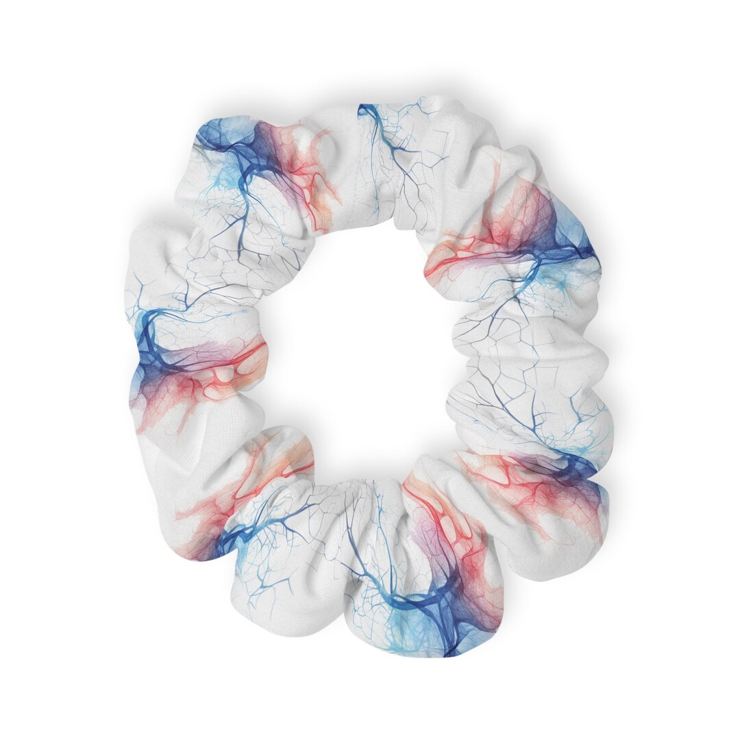 Brain Neurons Scrunchie, Neurons Hair Tie, Brain Hair Tie, Brain ...