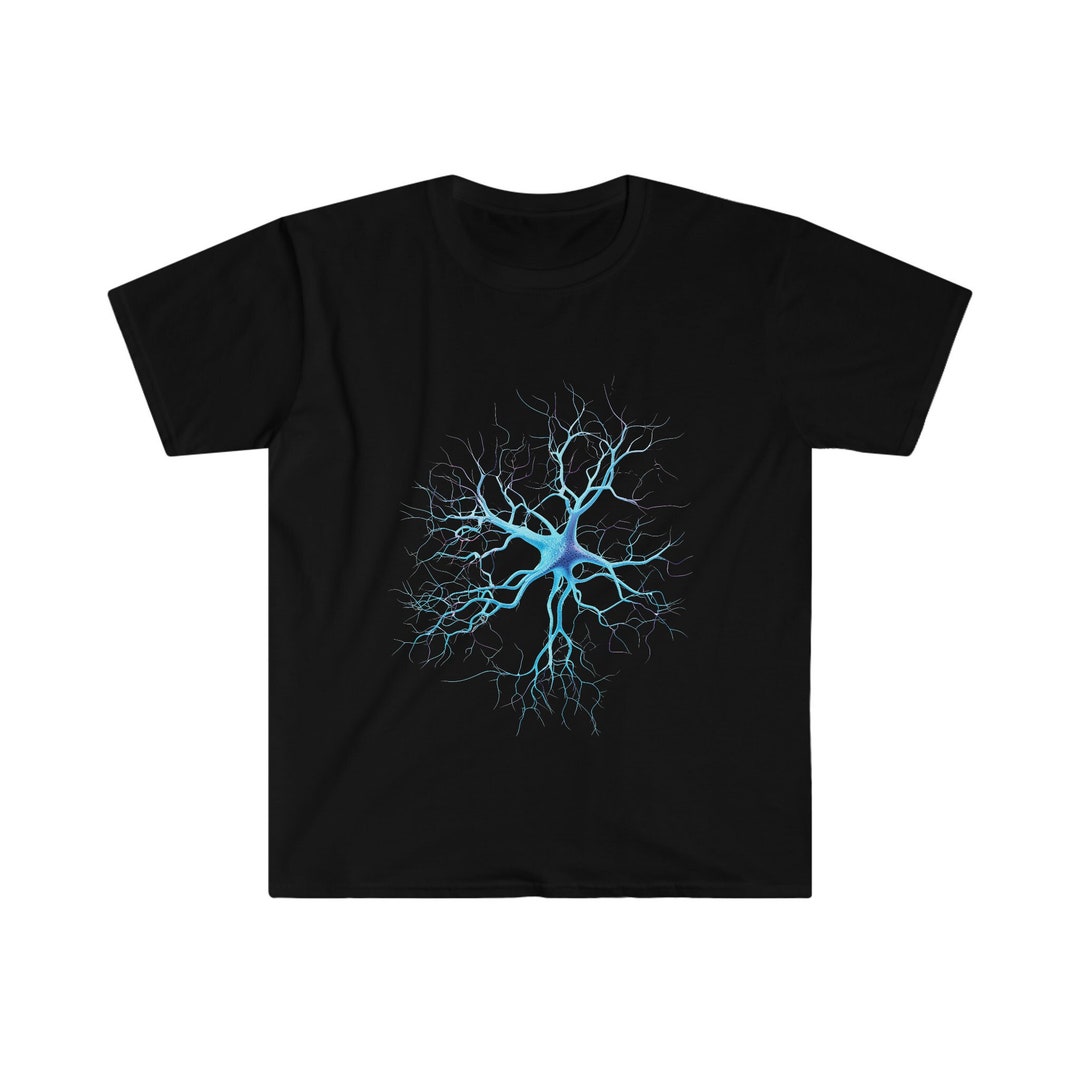 Neuron Unisex Softstyle T-shirt, 100% Cotton - Etsy
