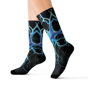Neuron Socks, Neuroscience Socks, Neurology Socks, Brain Socks for Science Lovers S
