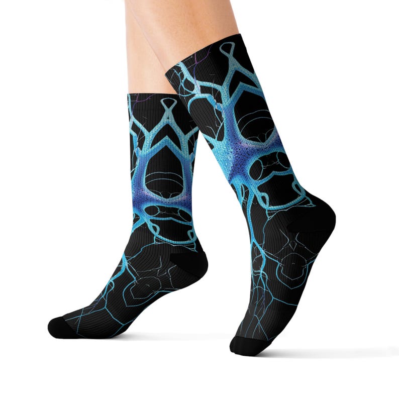 Neuron Socks, Neuroscience Socks, Neurology Socks, Brain Socks for Science Lovers S