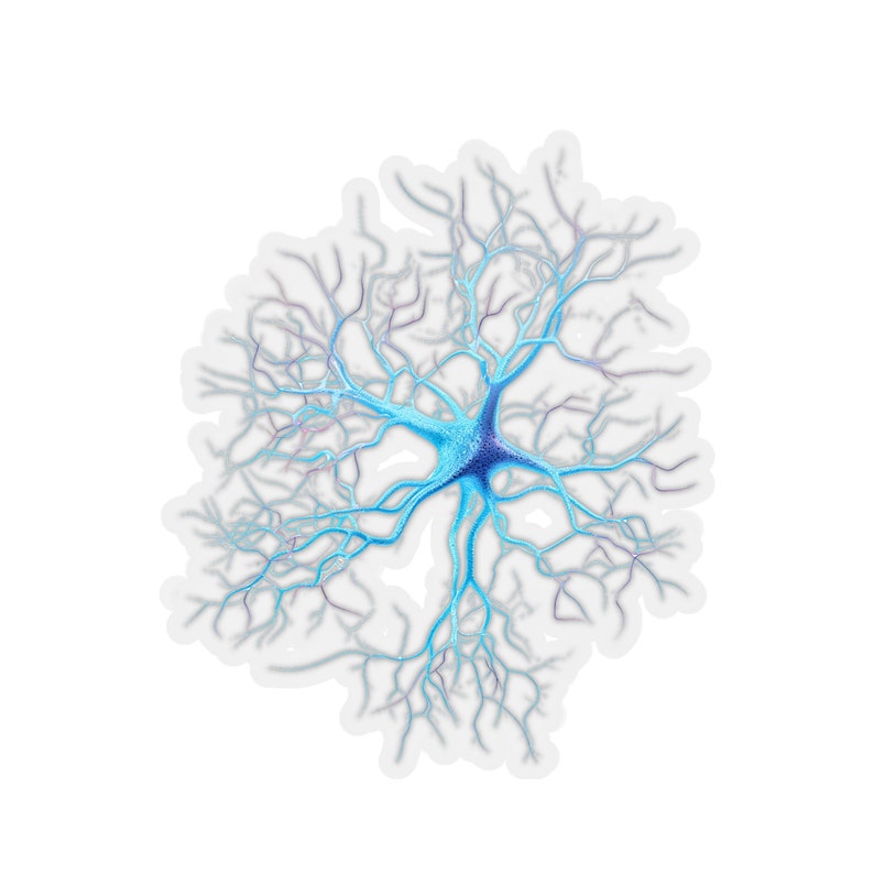 Edible Neuron Sticker Neuron Stickers, Brain Cells Stickers, Dendrites Stickers - Etsy