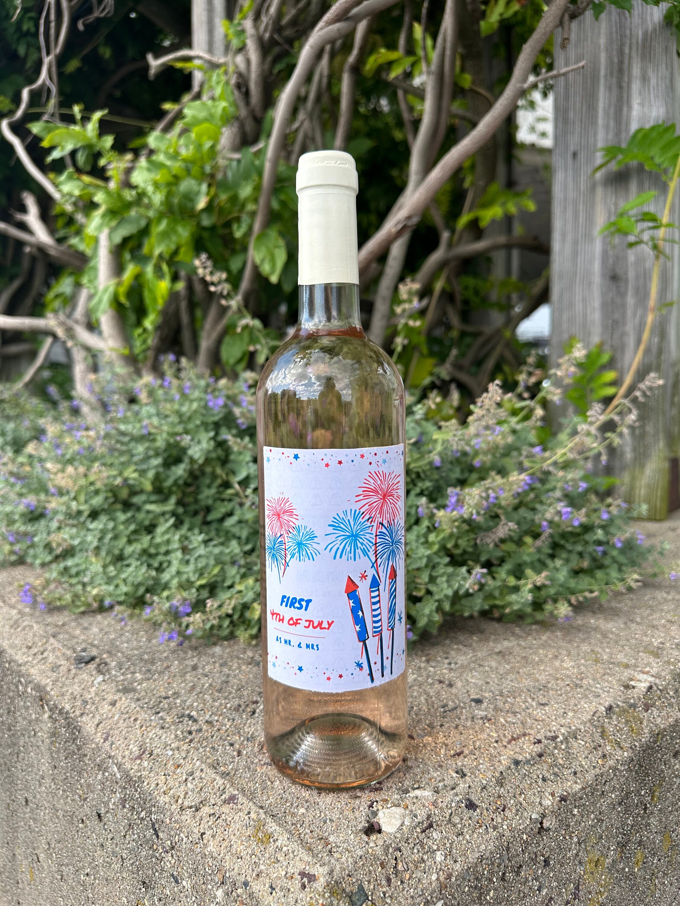 fourth of july wine labels