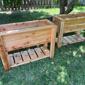 Digital Plan - 39"x16" PDF Plan for Raised Garden Planter / Elevated bed for fruit and vegetable / DIY Plan for Raised Cedar Planter Box !!!